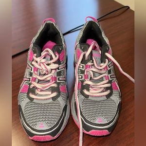 ASICS athletic shoes.